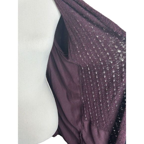 Anthropologie Saturday Sunday Purple Cardigan Sweater With Pockets Size S - Picture 5 of 9